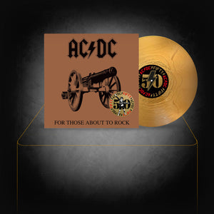 Vinyle For Those About To Rock (We Salute You) Édition Limitée en OR - AC/DC