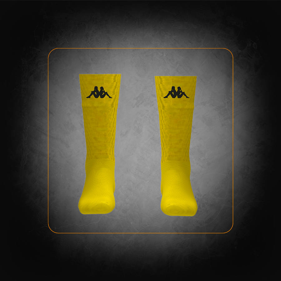Chaussettes jaune - Kappa x Les Ardentes