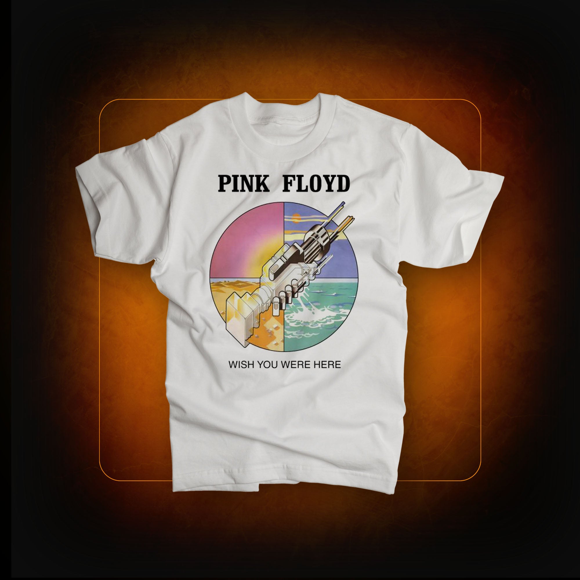 T-shirt Wish You Were Here blanc - Pink Floyd