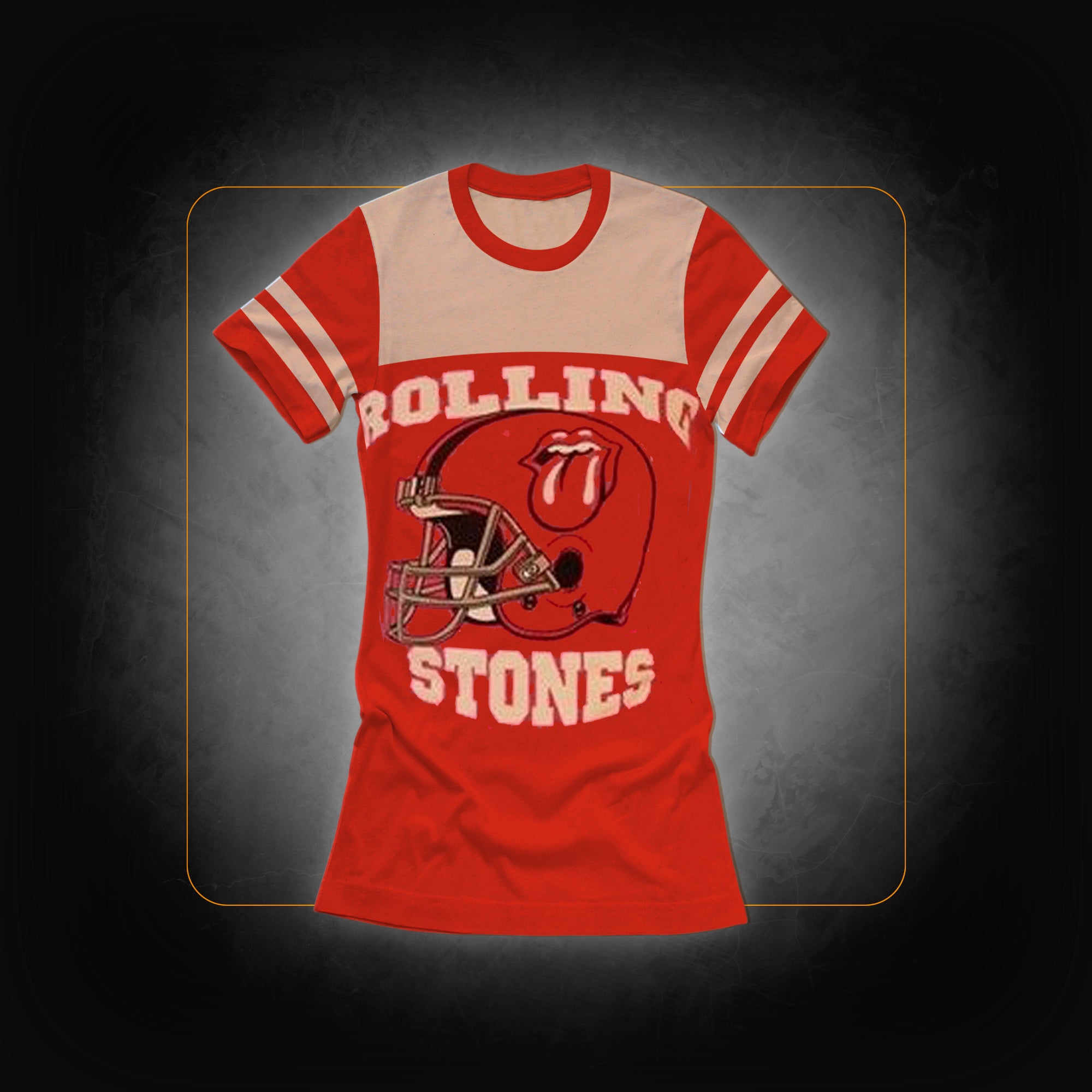 T-shirt femme Vintage rouge - The Rolling Stones