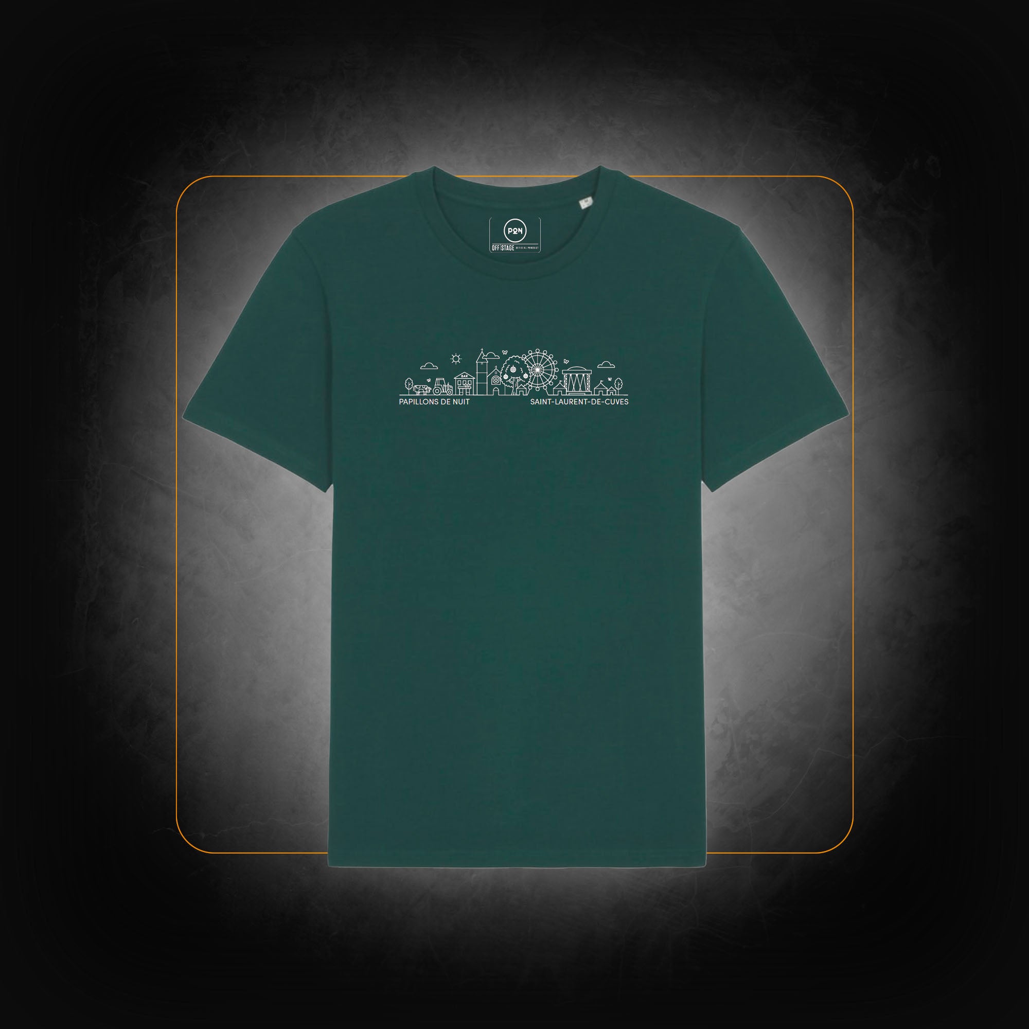 T-shirt officiel 2024 Vert - Papillons de nuit