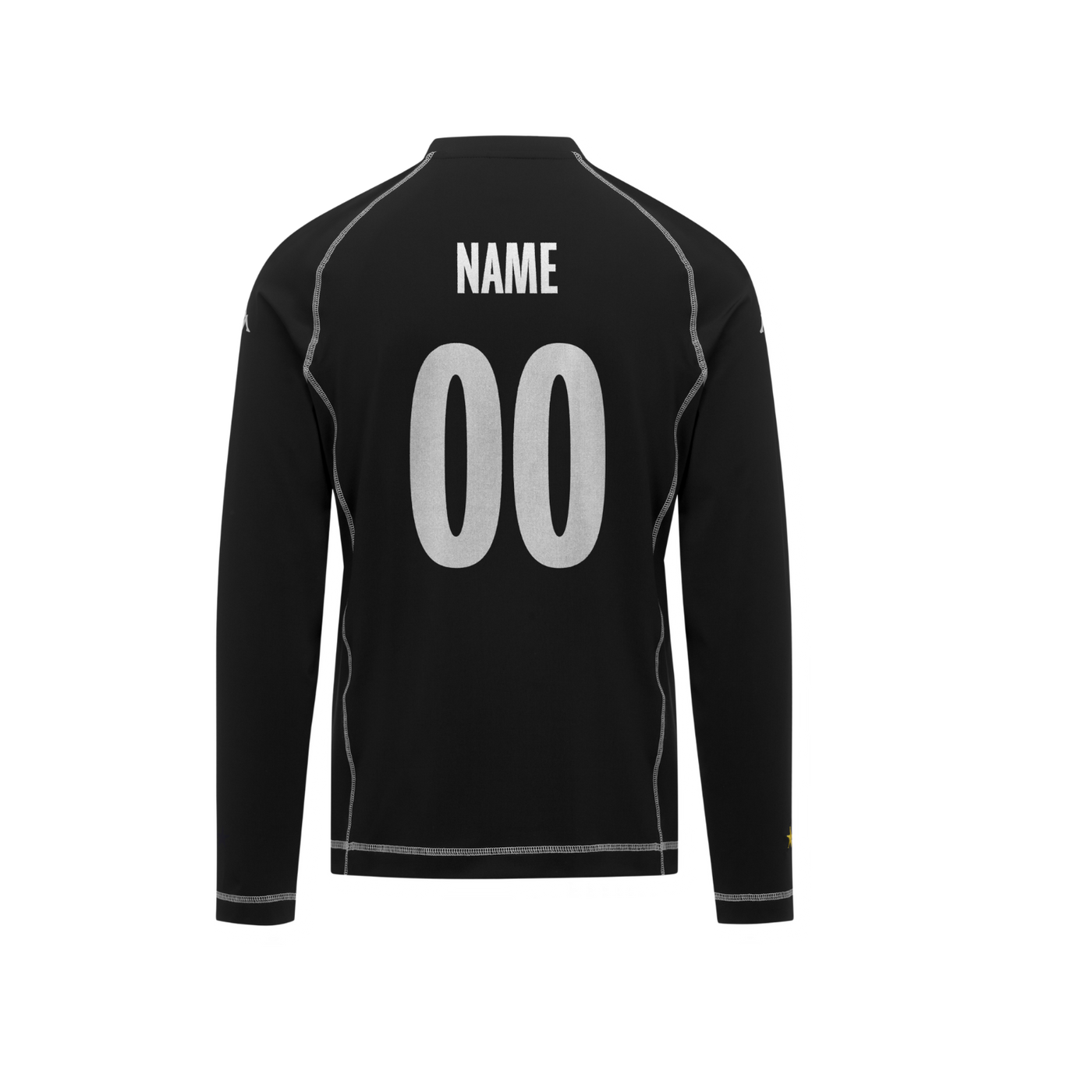 Maillot Authentic Rawiri Kappa x Les Ardentes  Noir Manches Longues