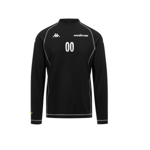 Maillot Authentic Rawiri Kappa x Les Ardentes  Noir Manches Longues