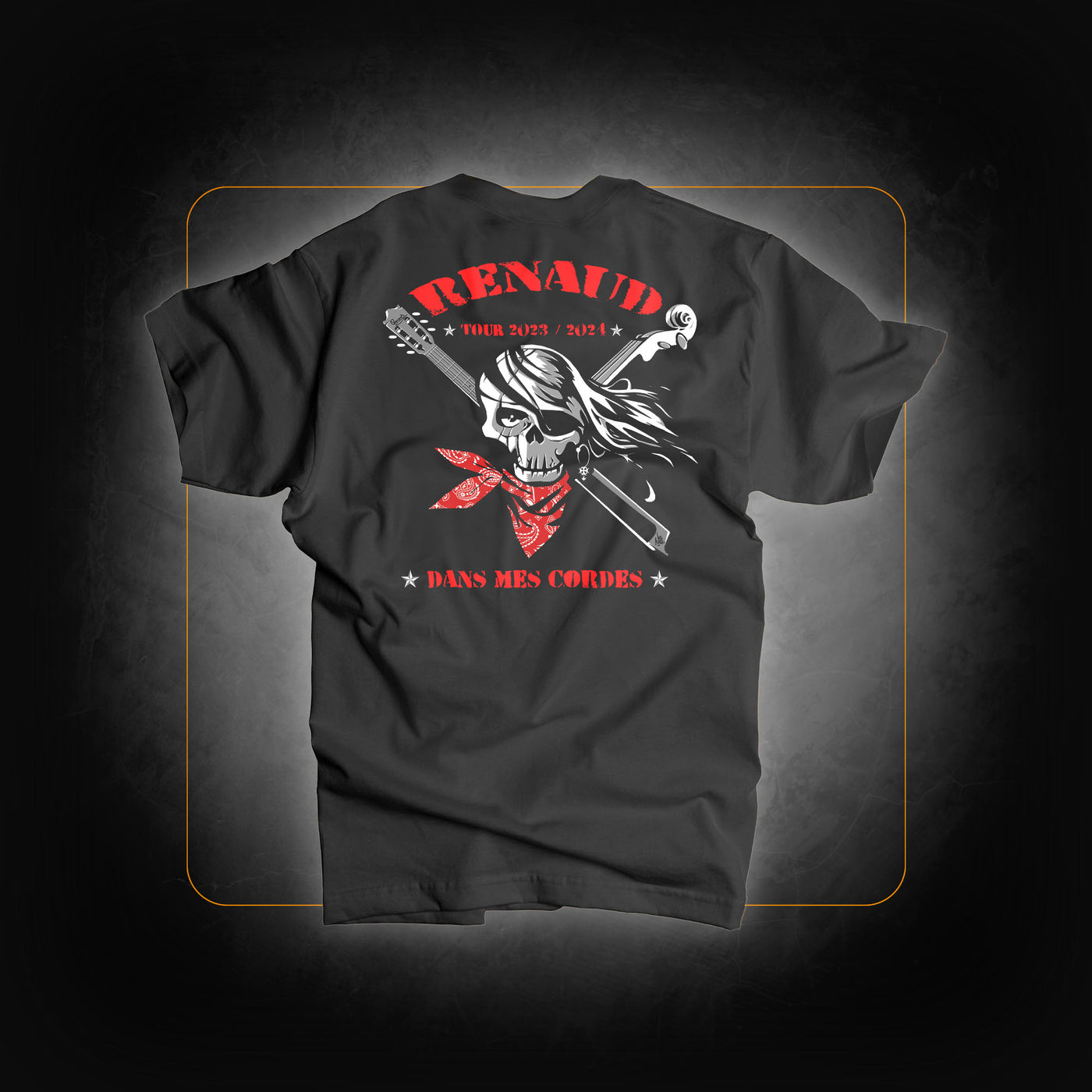 T-Shirt Renaud tournée pirate dos 