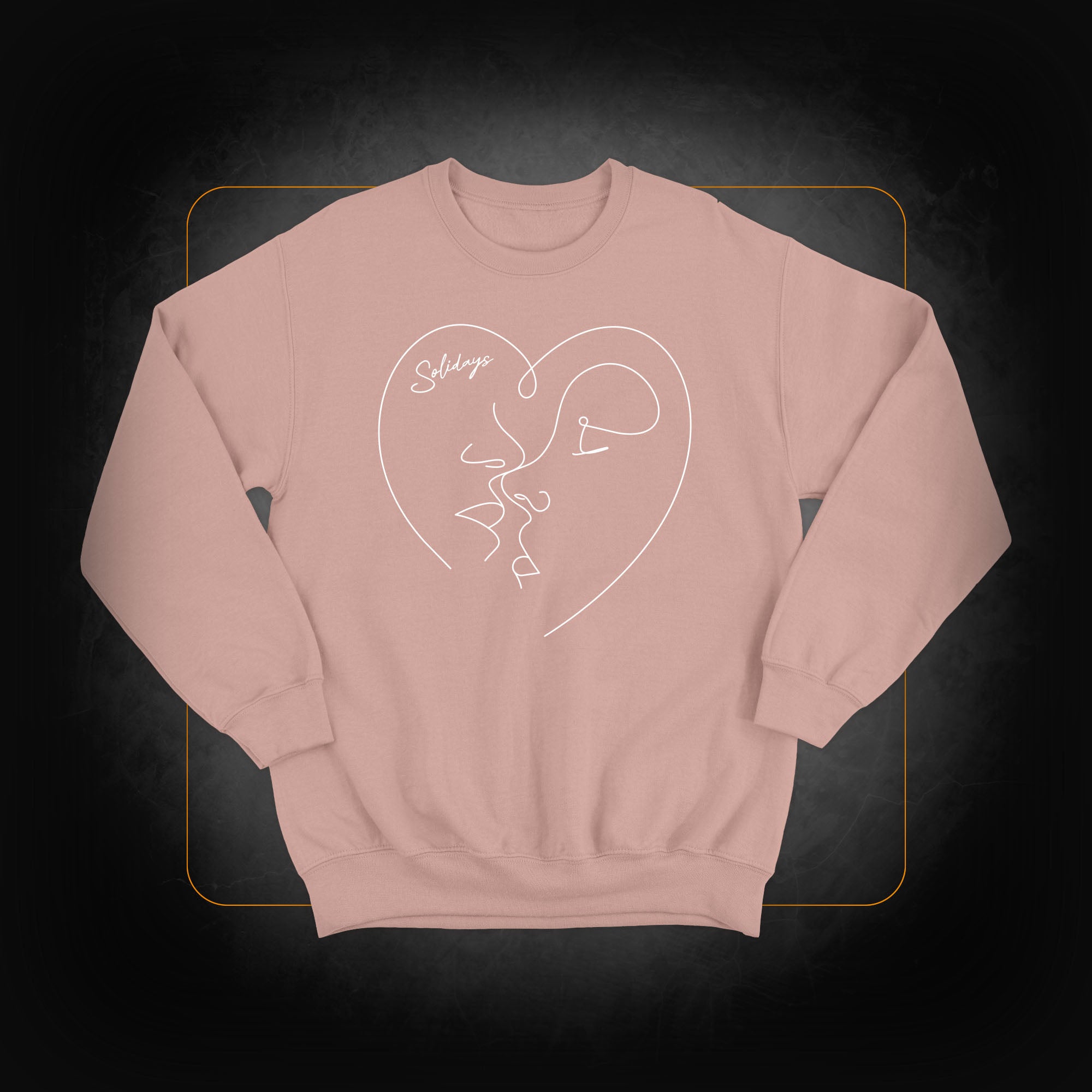 Heartline Round Neck Sweatshirt - Solidays