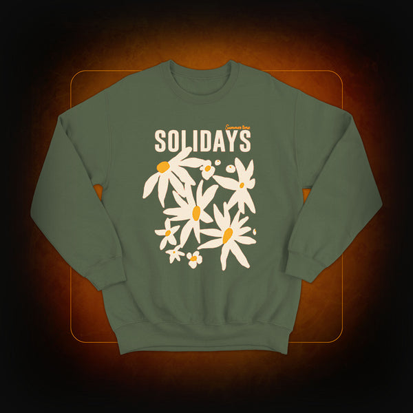 Sweat Col Rond  Summertime - Solidays