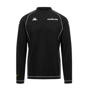 Maillot Authentic Rawiri Kappa x Les Ardentes  Noir Manches Longues