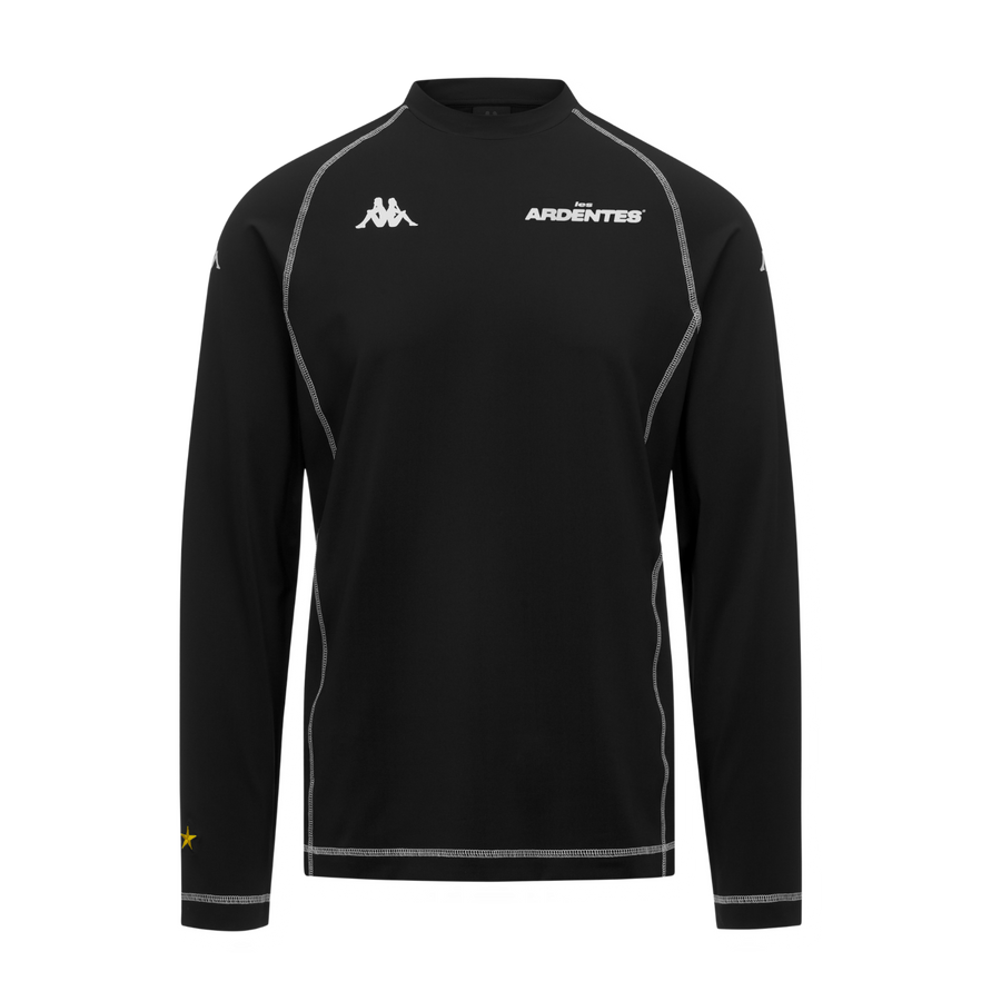 Maillot Authentic Rawiri Kappa x Les Ardentes  Noir Manches Longues