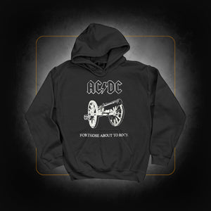 Hoodie: About to Rock - AC/DC 50th anniversary edition