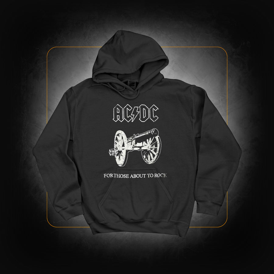 Hoodie: About to Rock - AC/DC 50th anniversary edition