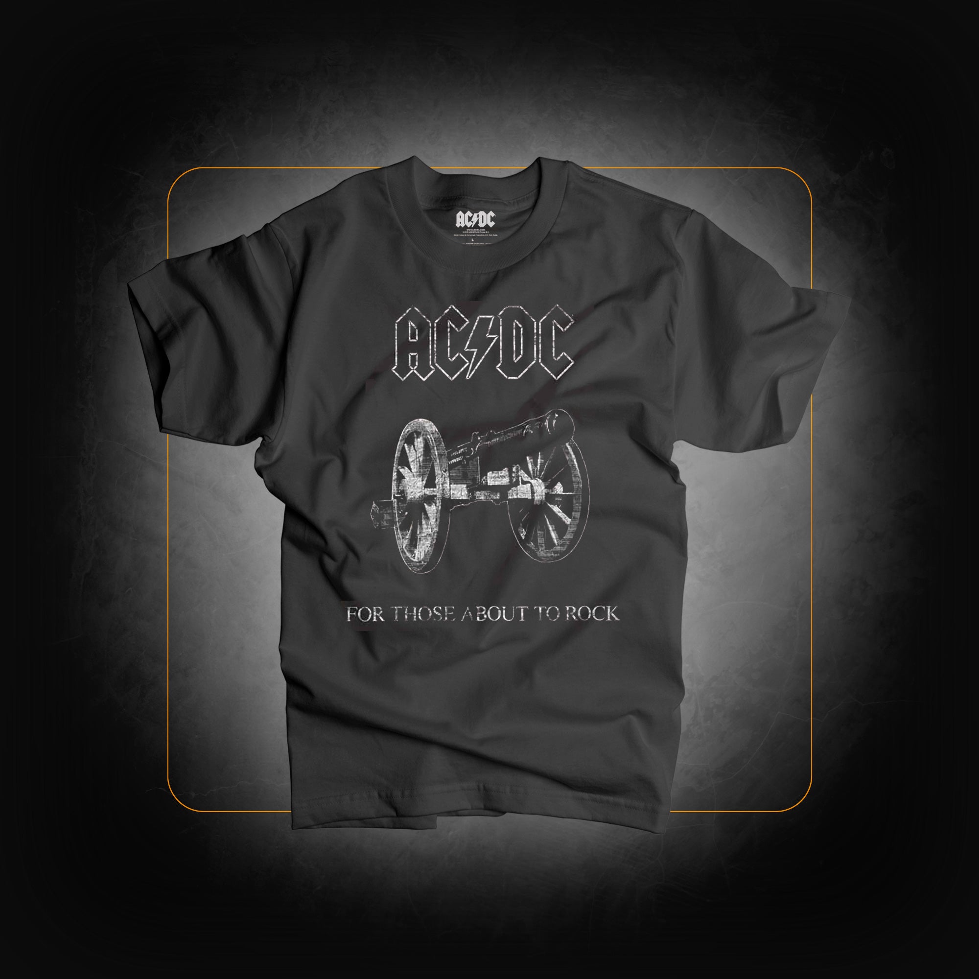 T-Shirt: About to Rock - AC/DC 50th anniversary edition