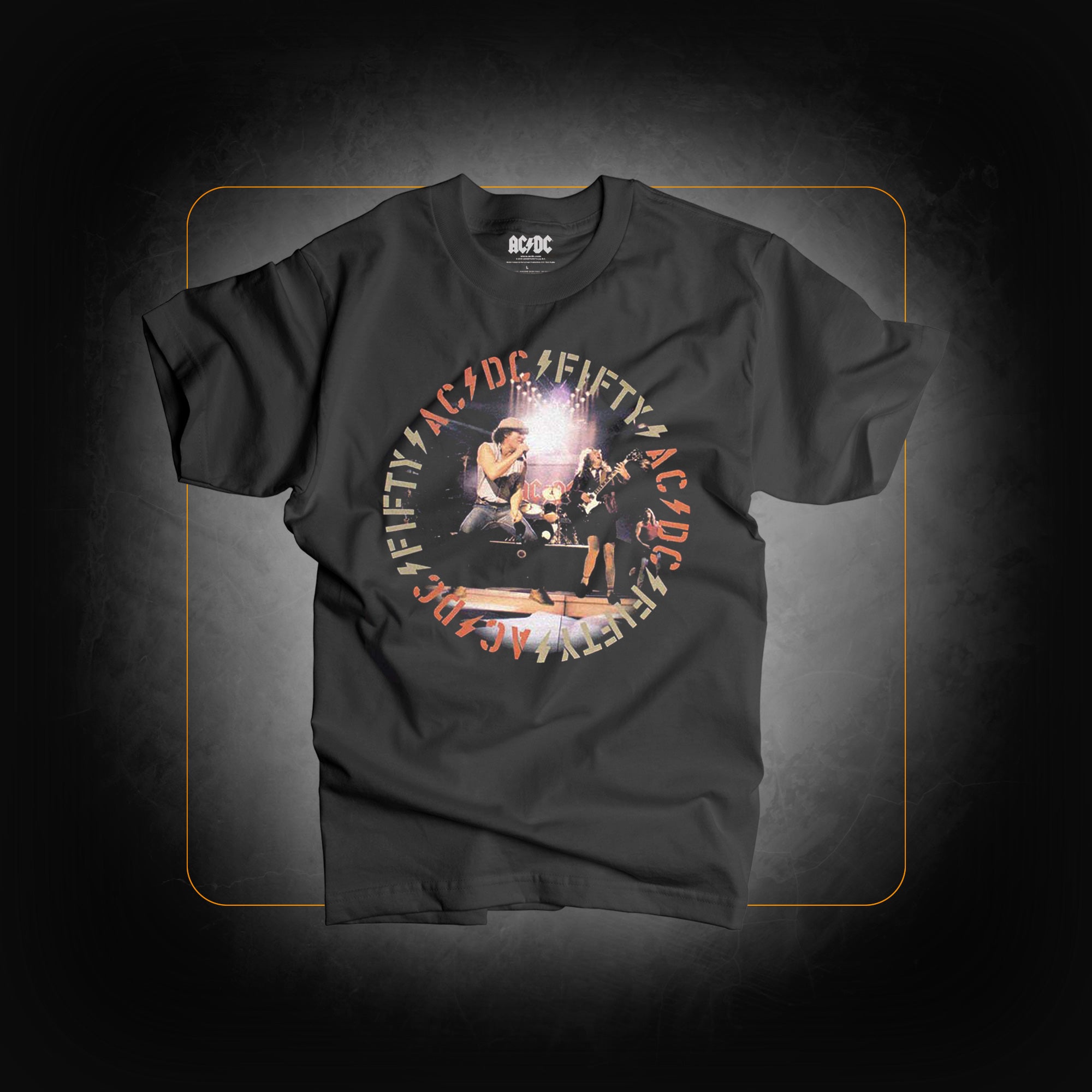 T-Shirt: Live! - AC/DC 50th anniversary edition