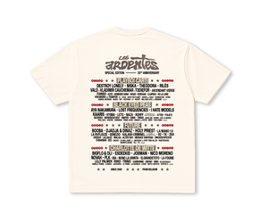 T-Shirt Line Up 2026 Beige - Les Ardentes