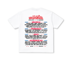 T-Shirt Line Up 2026 Blanc - Les Ardentes