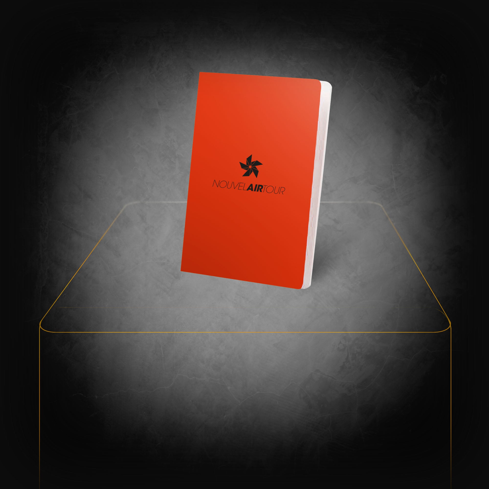 New Air Tour Red Notebook - Zazie