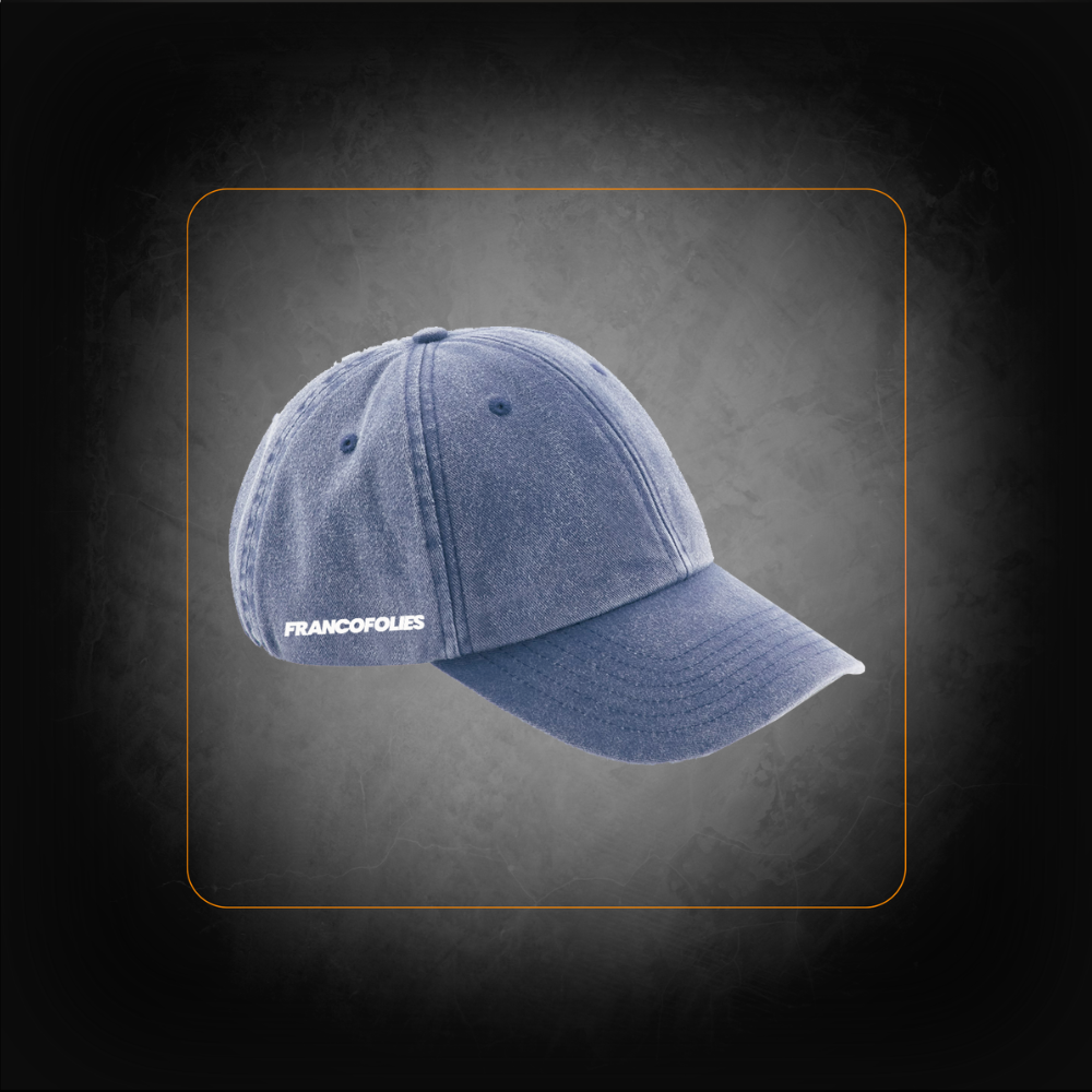 Casquette vintage Bleue - Francofolies