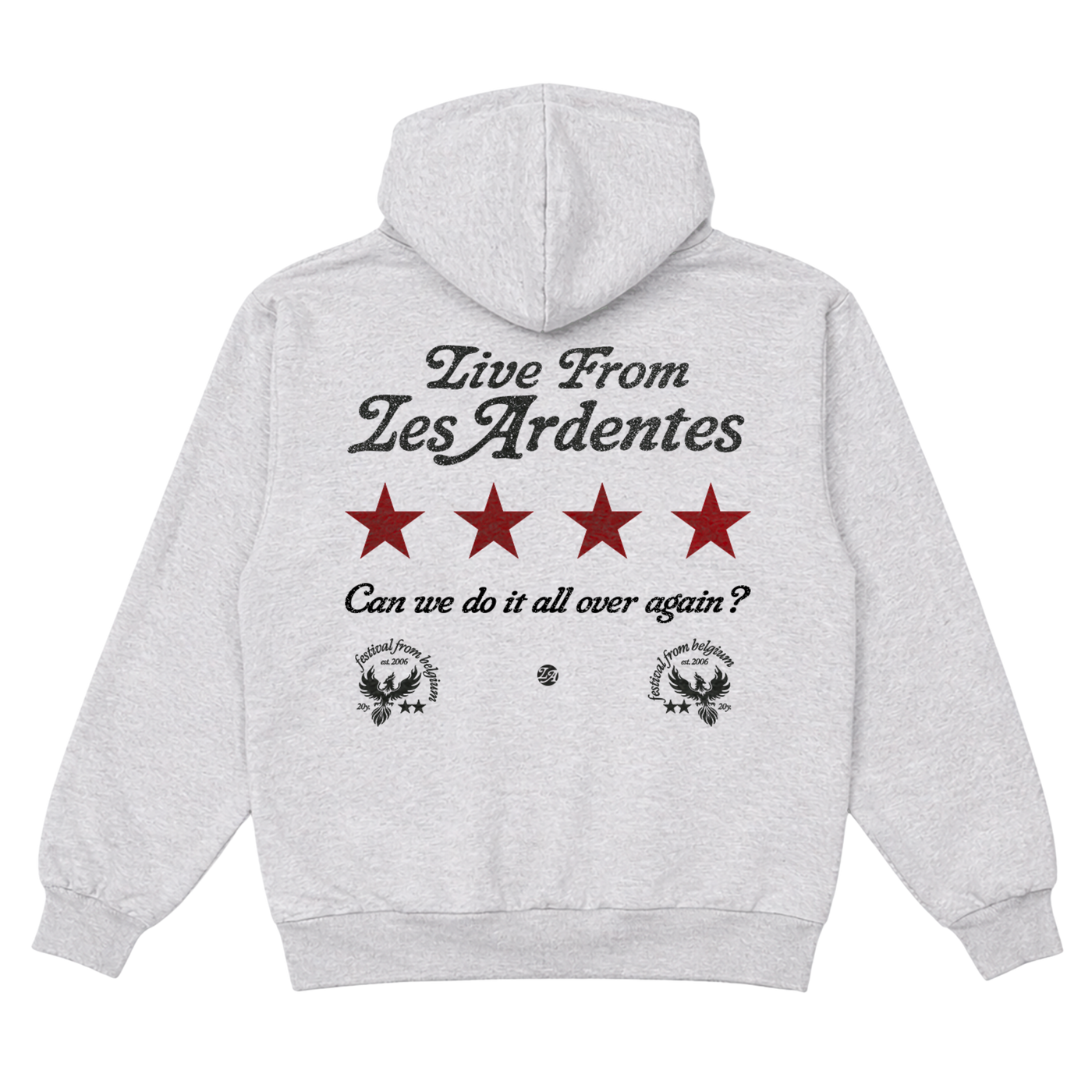 Hoodie Zippé Gris - Les Ardentes