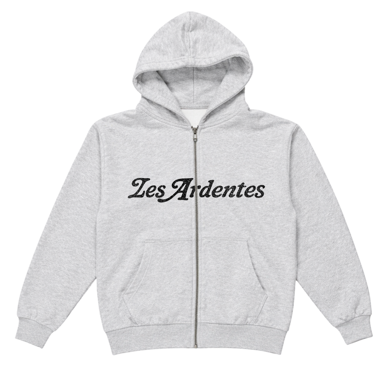 Hoodie Zippé Gris - Les Ardentes