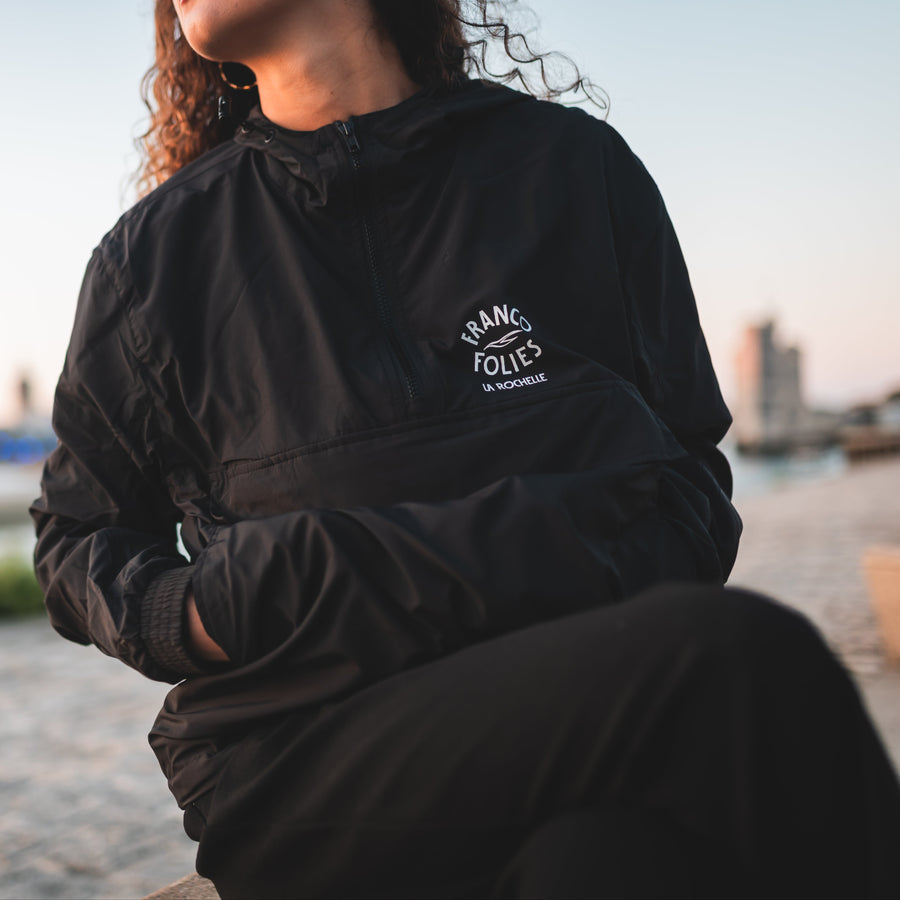 Coupe-vent noir - Francofolies