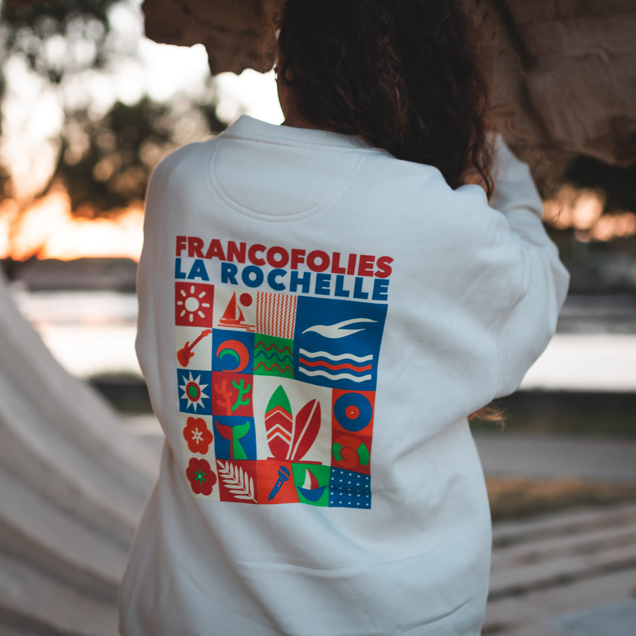Sweatshirt Ecru Lifestyle - Francofolies