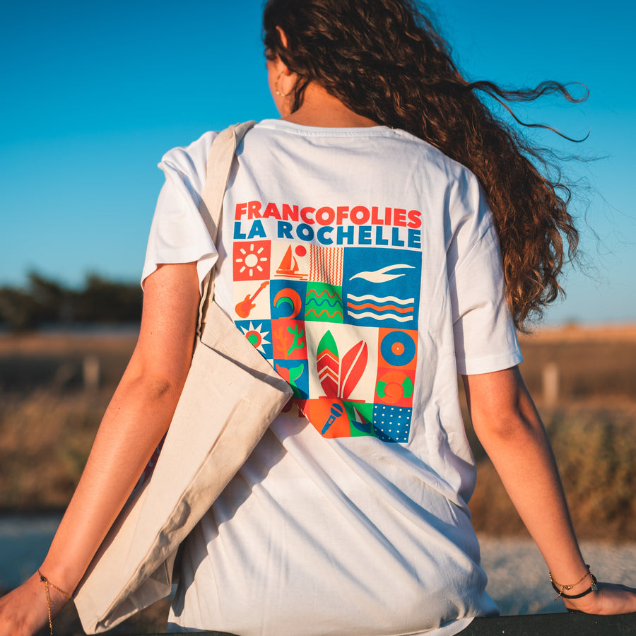 T-Shirt Blanc Lifestyle - Francofolies