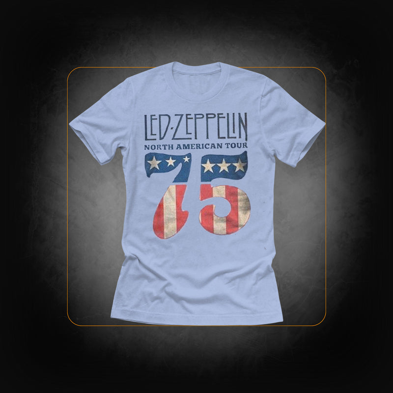 T-shirt Led Zeppelin US 75