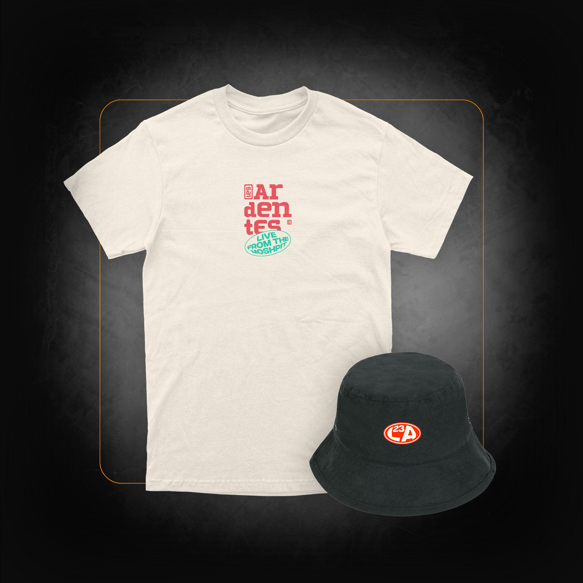 Les Ardentes bucket hat + t-shirt pack