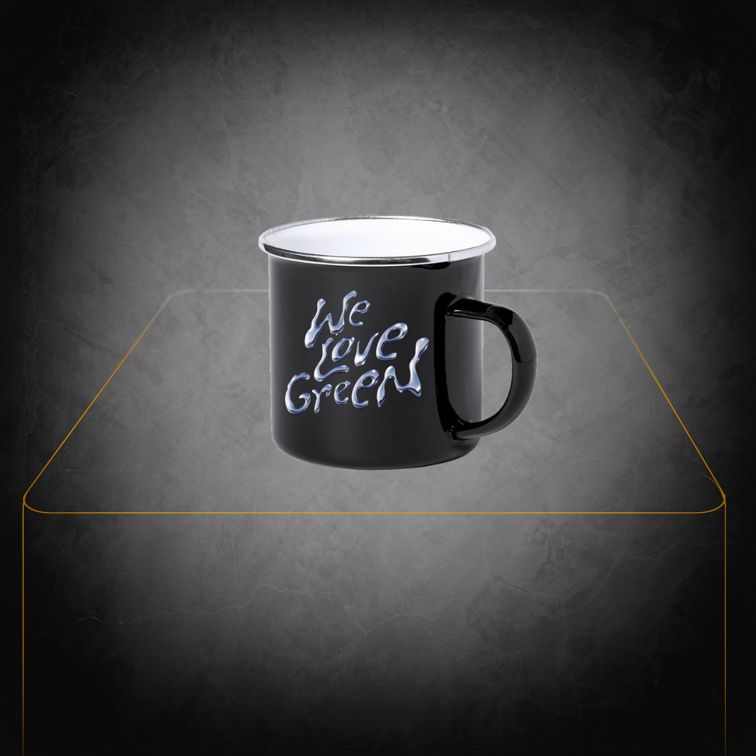Mug noir - We Love Green