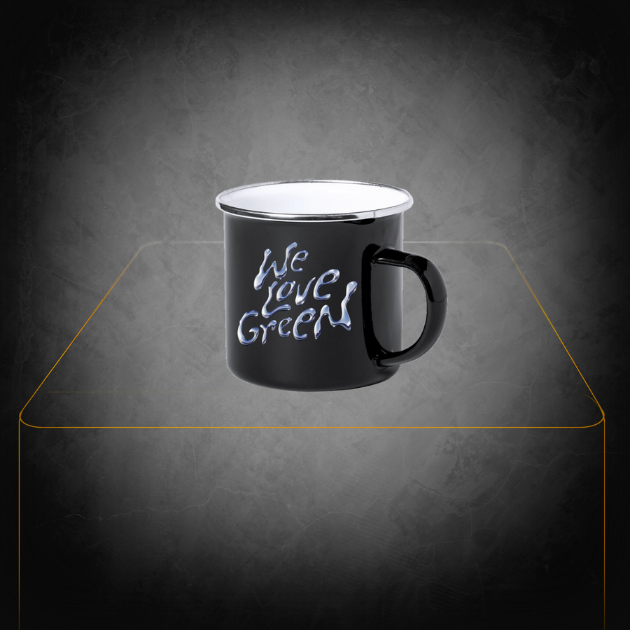 Mug noir - We Love Green