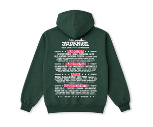 Hoodie Line Up 2026 Vert - Les Ardentes