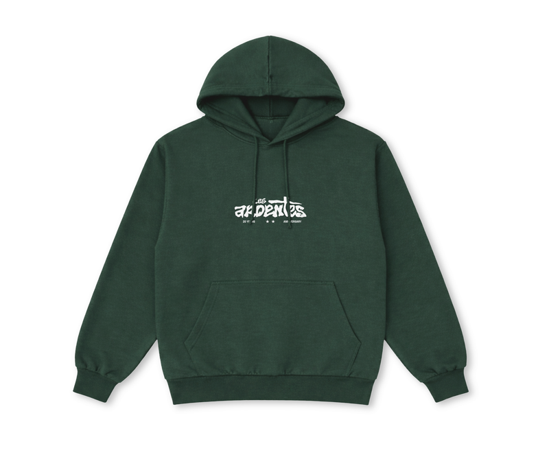 Hoodie Line Up 2026 Vert - Les Ardentes