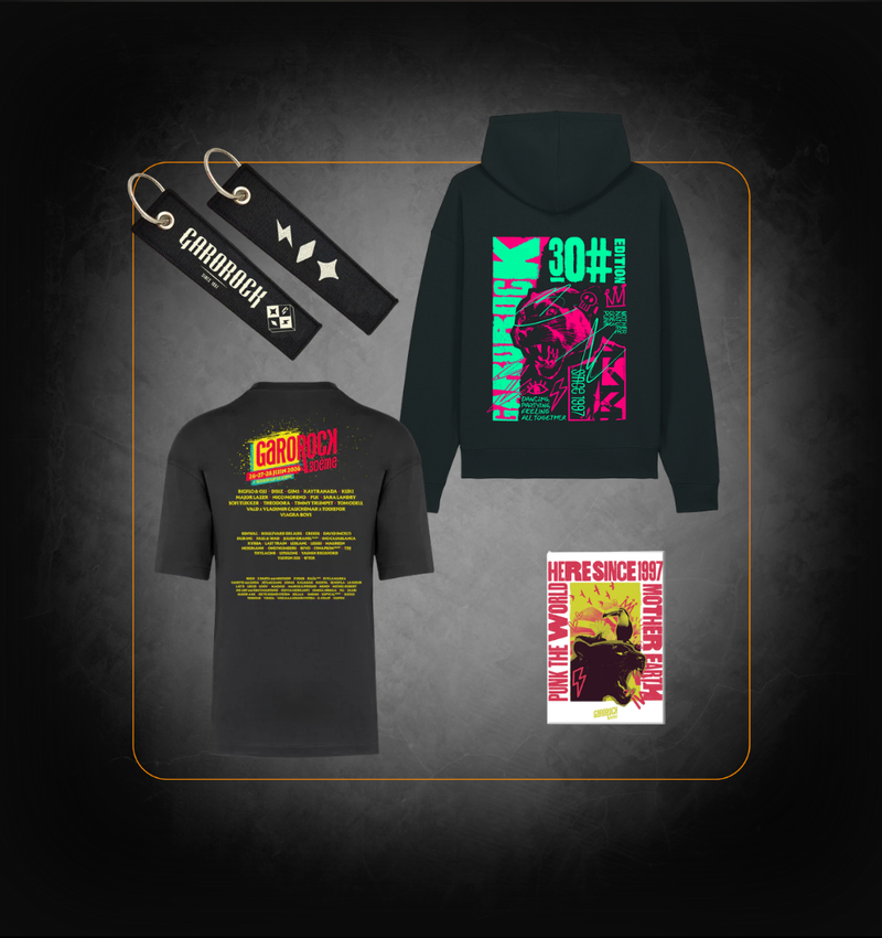 PACK HOODIE 30ème édition et Tee-Shirt Line up (magnet et porte clé)