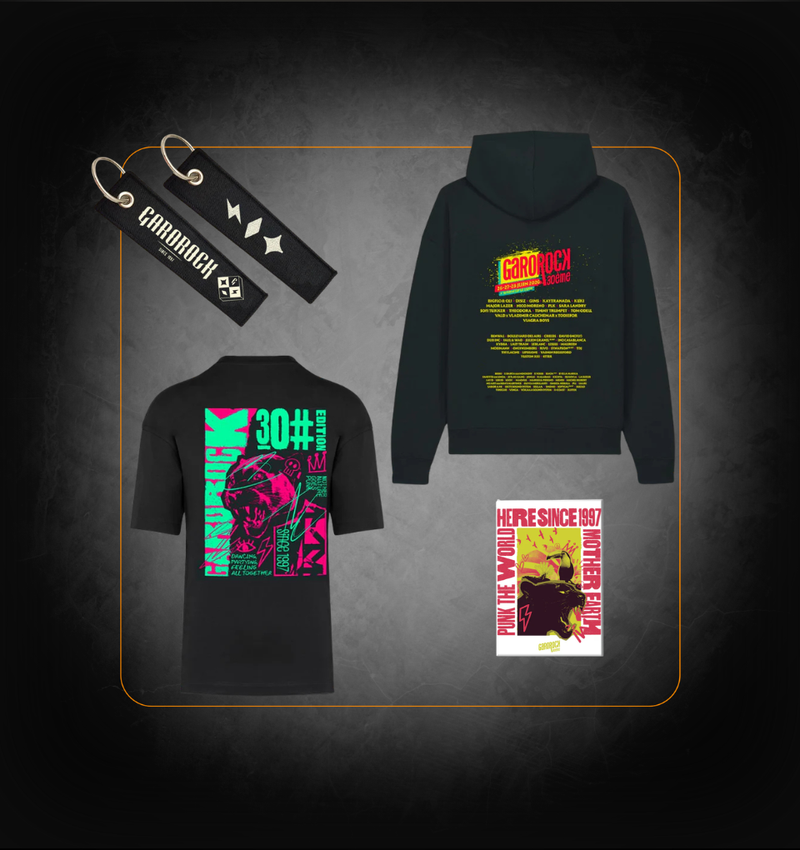 PACK Tee-Shirt 30ème édition et HOODIE Line up (magnet et porte clé)