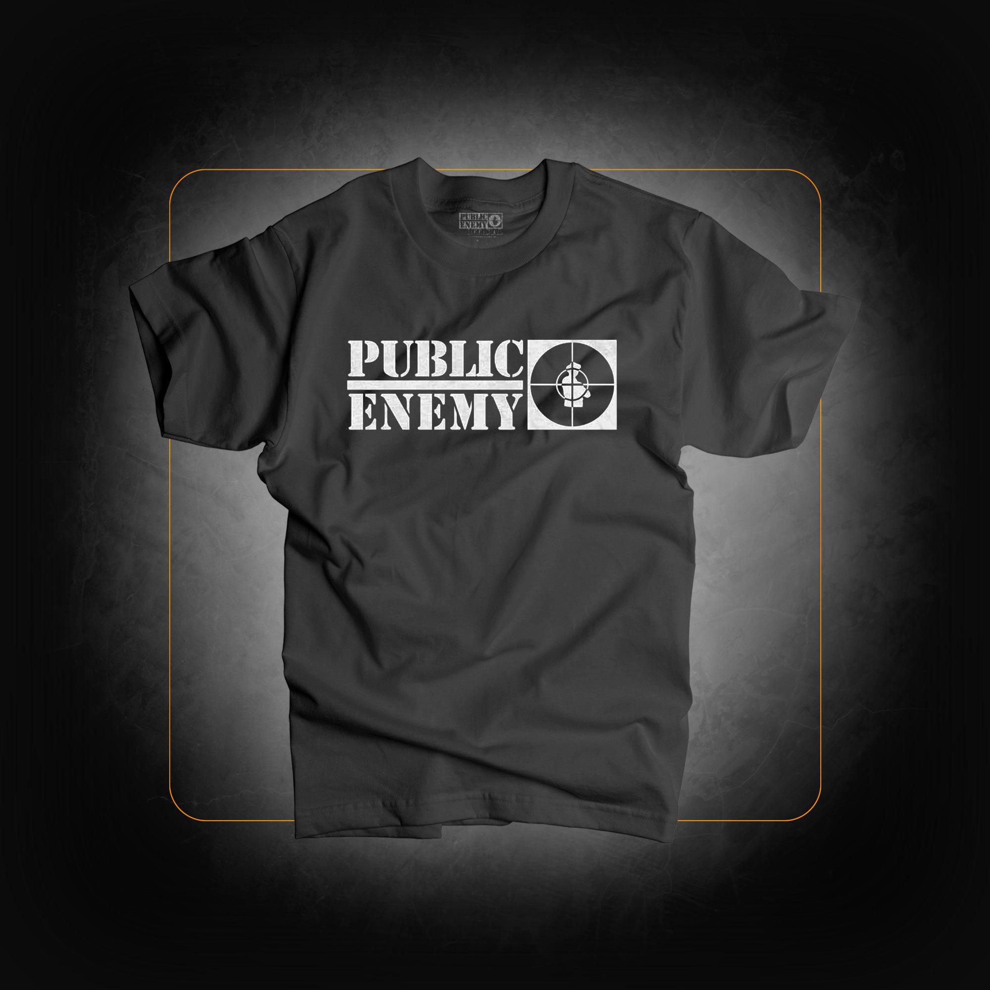 T-Shirt: Crosshairs Logo - Public Enemy