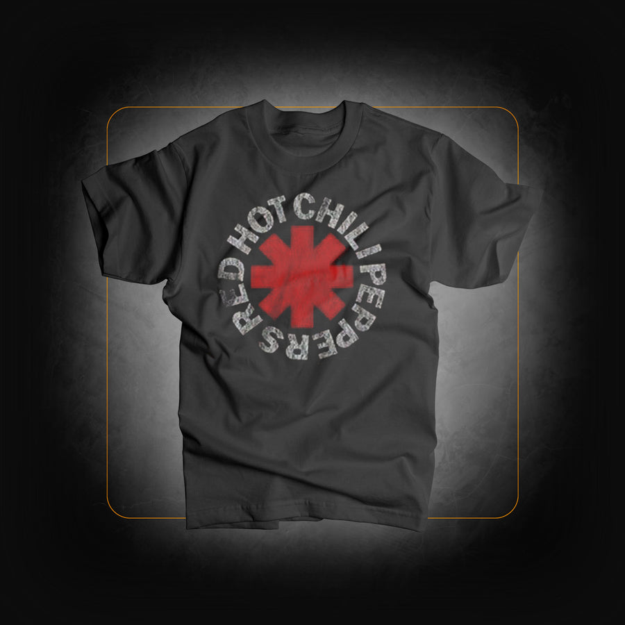 T-shirt Distressed Asterisk - Red Hot Chili Peppers