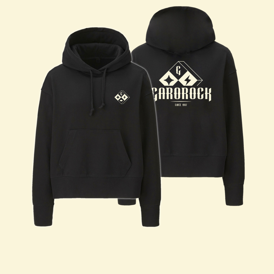 Sweatshirt à capuche Logo Noir - Garorock