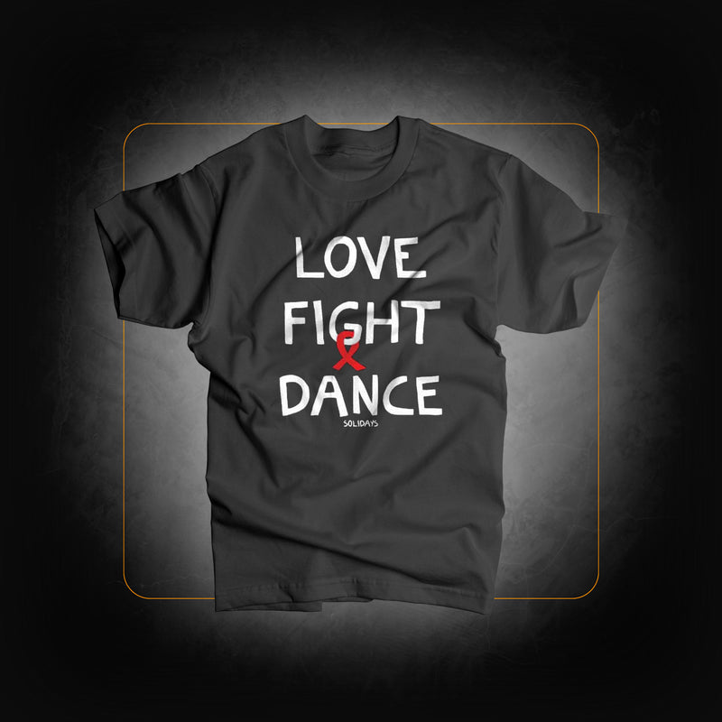T-Shirt Unisexe Love, Fight, Dance - Solidays
