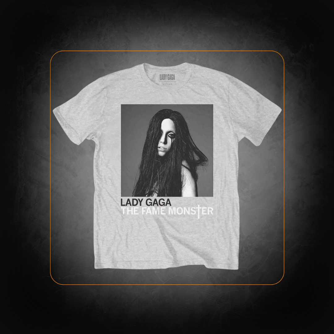 T-Shirt Fame Monster Gris - Lady Gaga