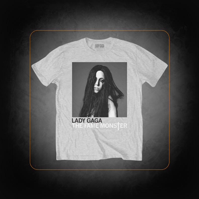 T-Shirt Fame Monster Gris - Lady Gaga