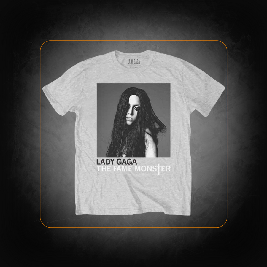 T-Shirt Fame Monster Gris - Lady Gaga