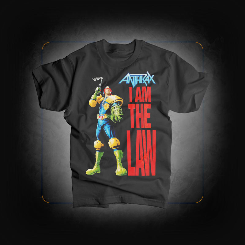 T-shirt I am the law - Anthrax