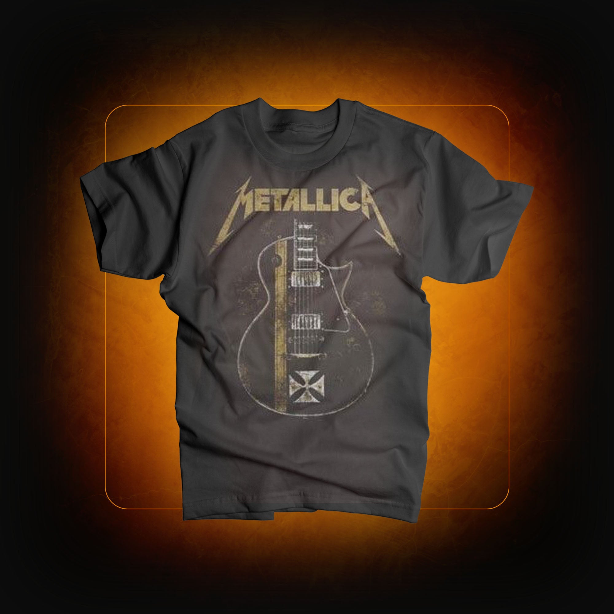 T-shirt Hetfield Iron Cross - Metallica
