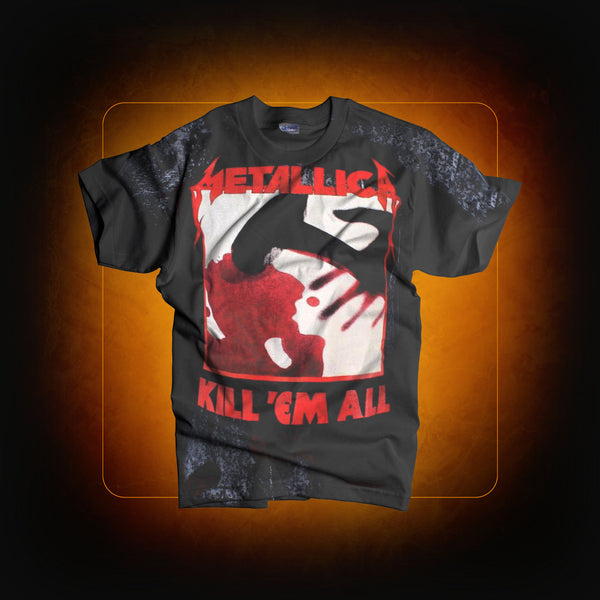 T-shirt Ingrained Kill Em All All-Over - Metallica
