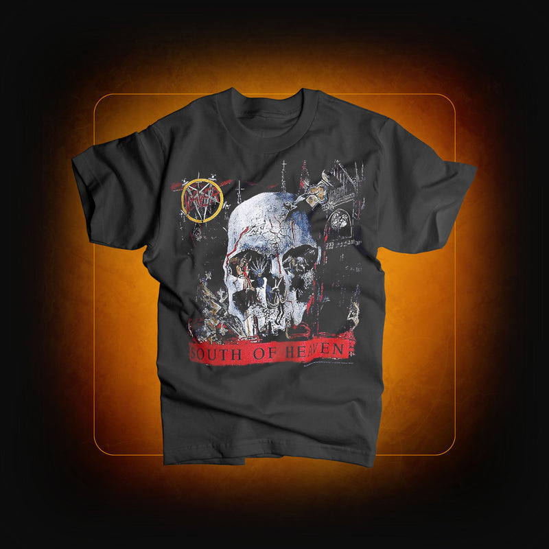 T-shirt South Of Heaven Noir - Slayer