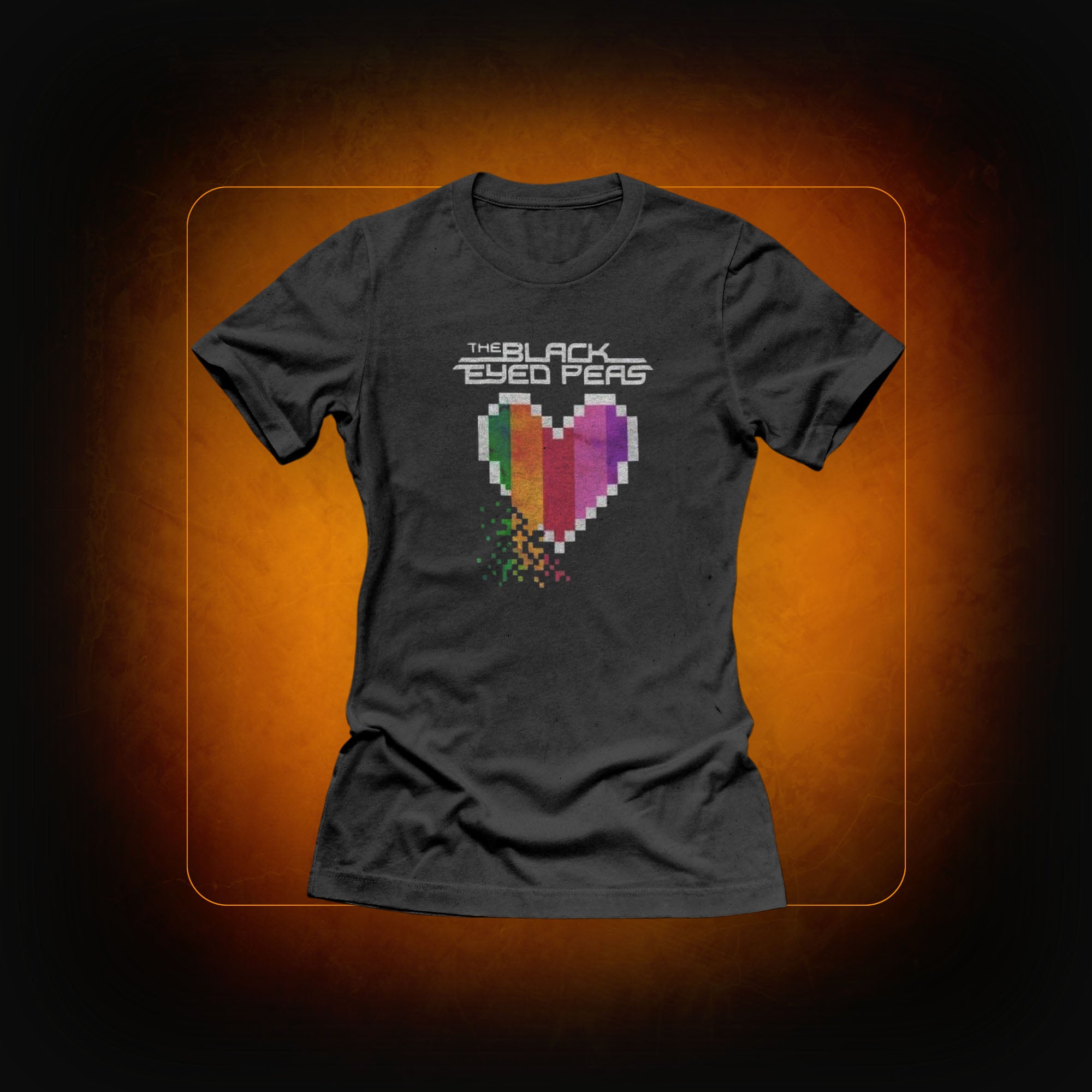 Women's Heart T-shirt - Black Eyed Peas