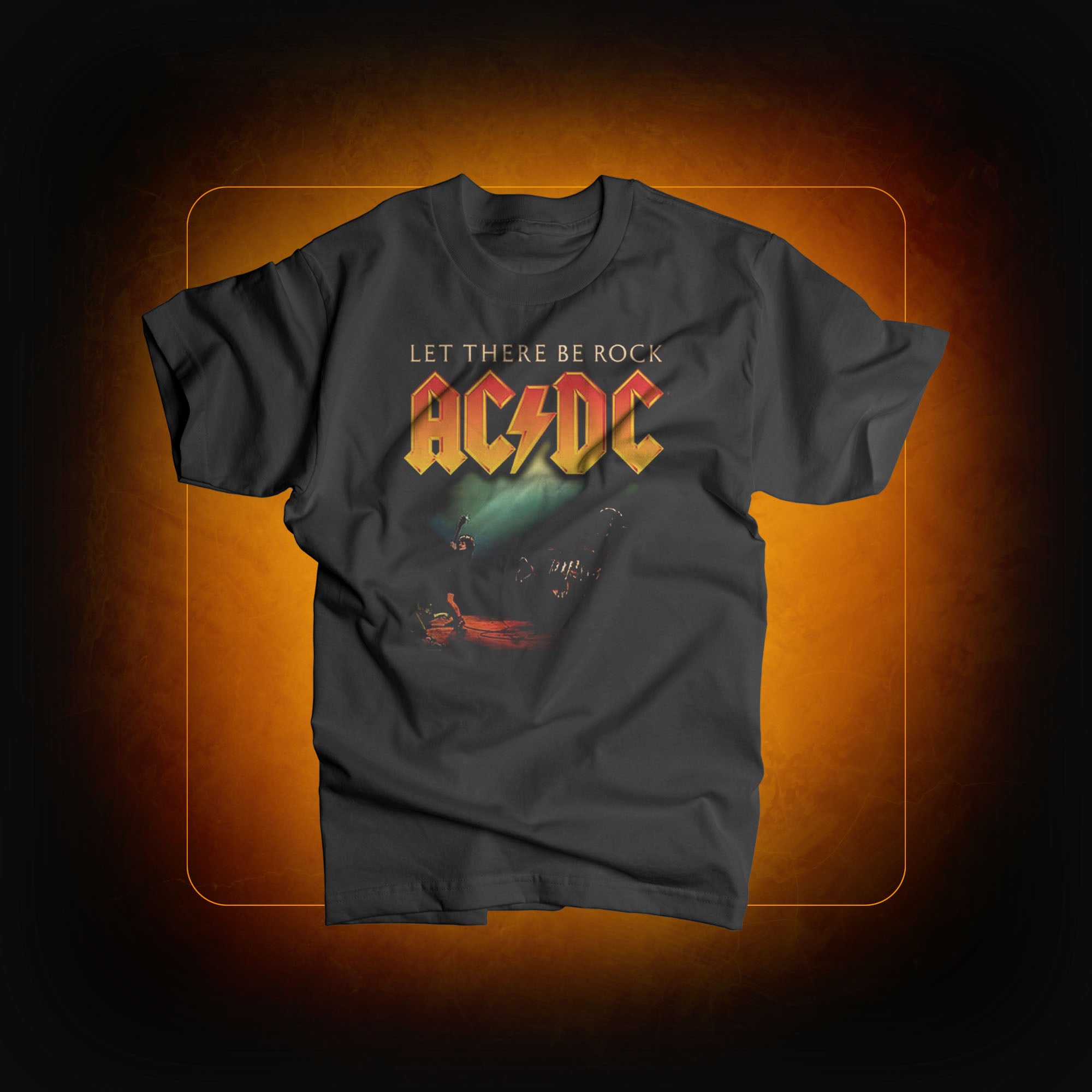T-shirt Let there be Rock noir - AC/DC – OFFSTAGE