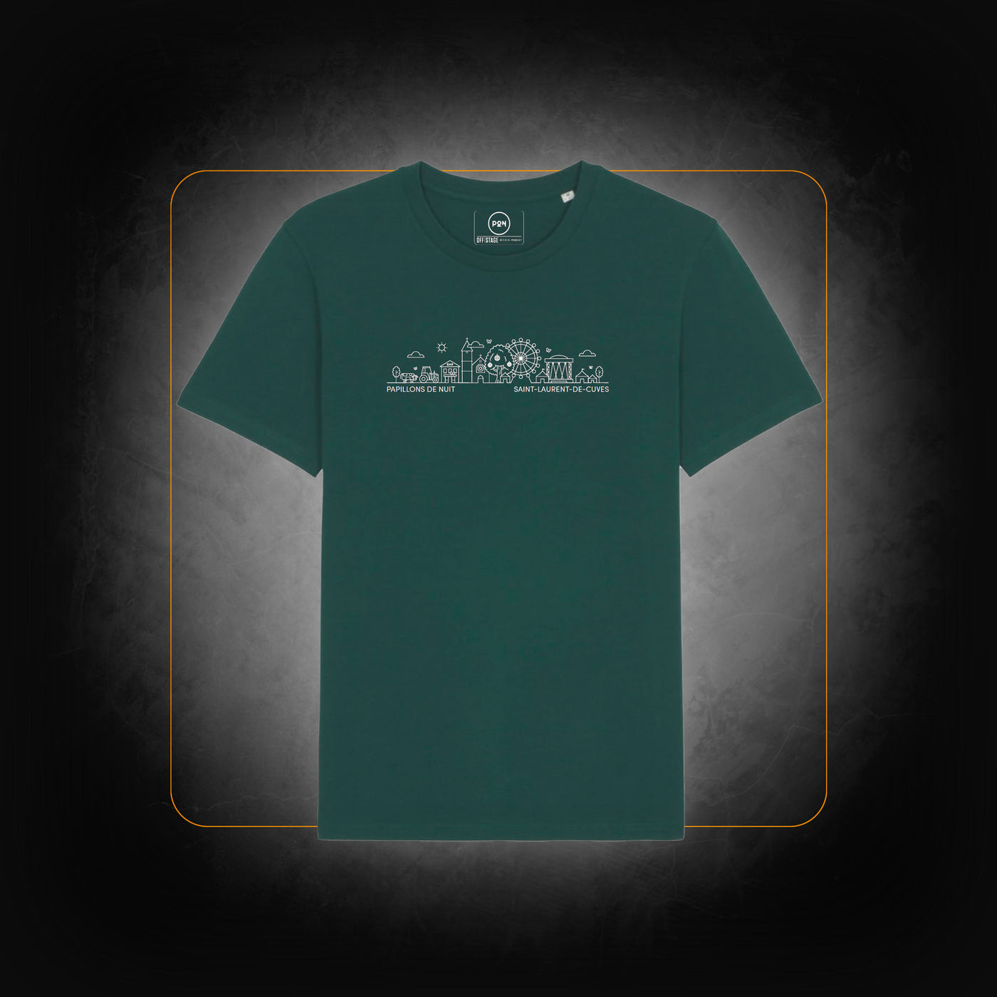 Official 2024 Green T-shirt - Papillons de Nuit 