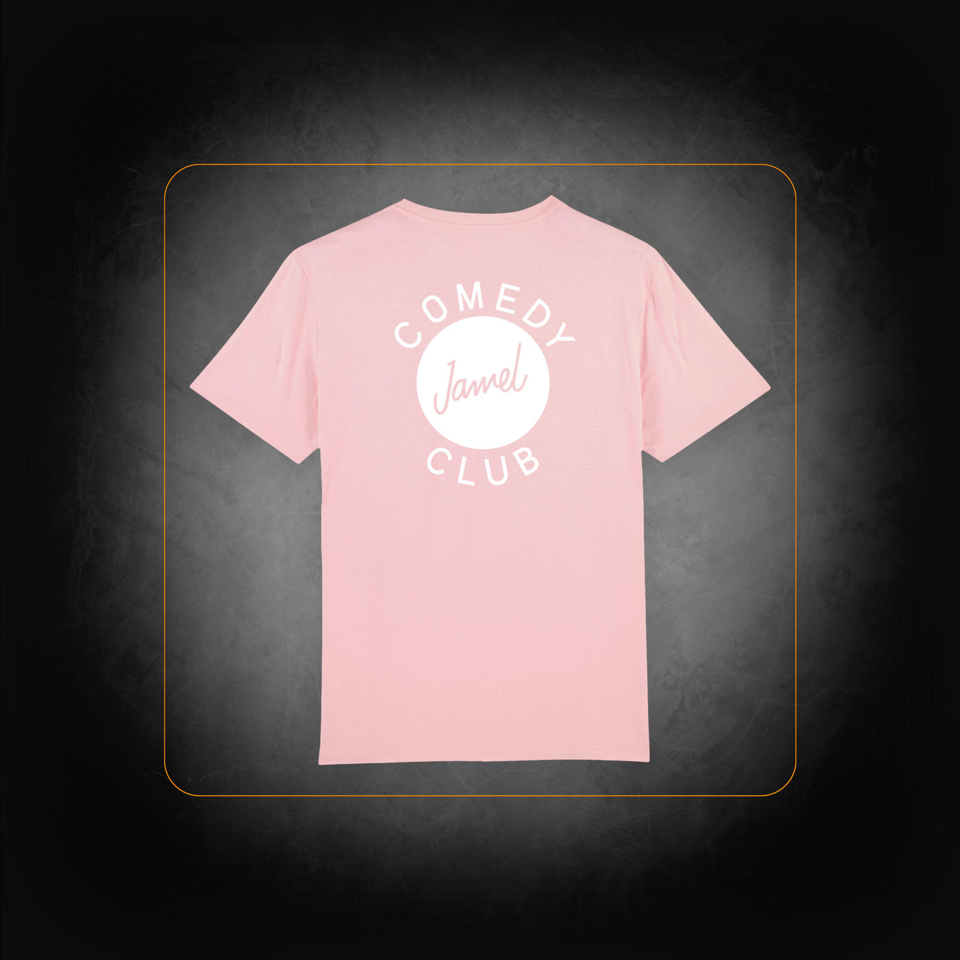 T-shirt Rose Logo dos - Jamel Comedy Club