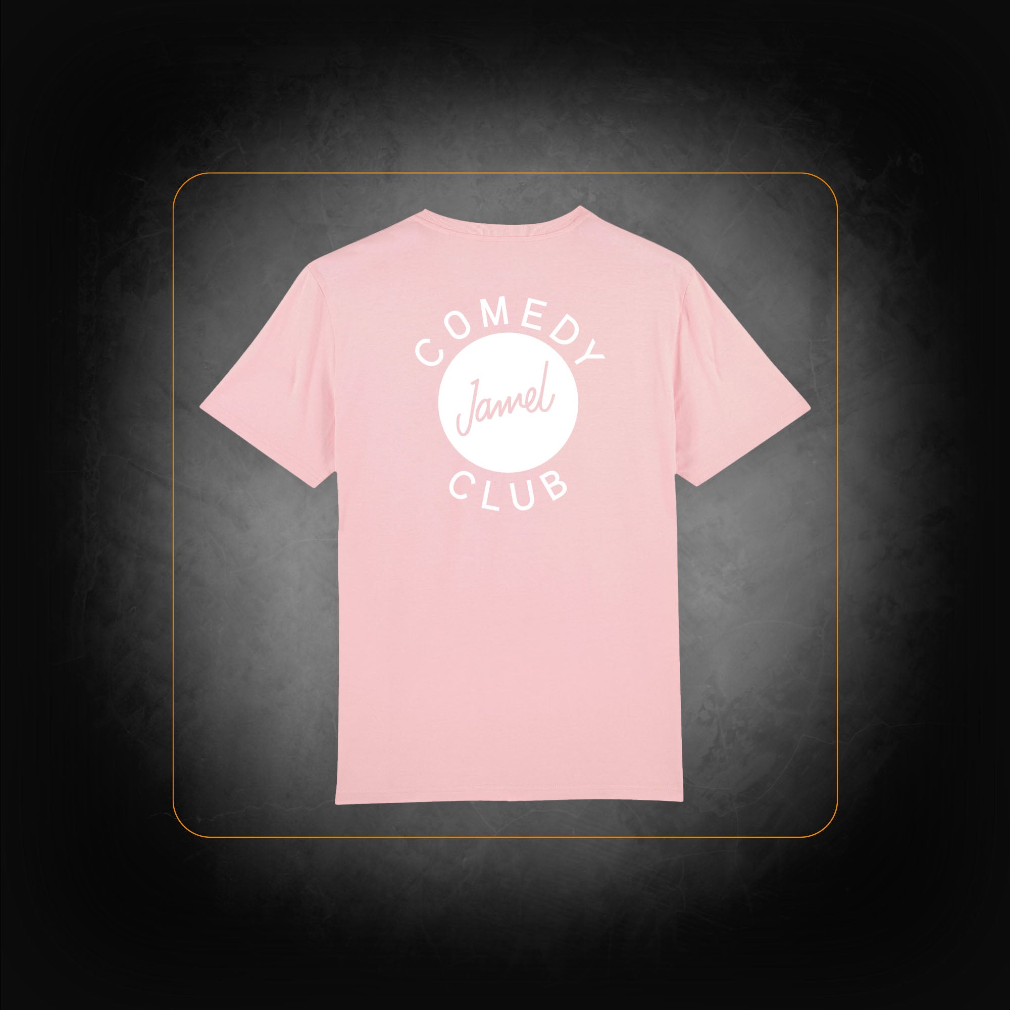 Pink Logo T-shirt on the back - Jamel Comedy Club