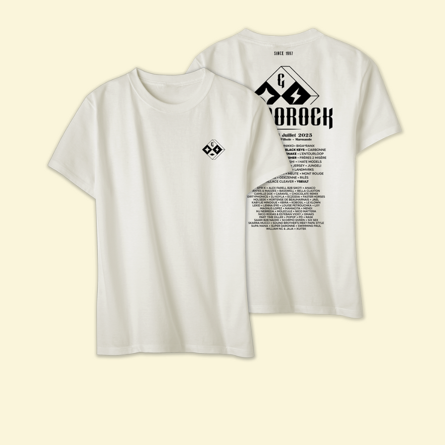 T-Shirt Line Up Ecru - Garorock